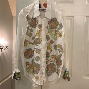 XL Robert Graham long sleeve dress shirt